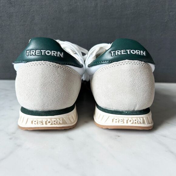 Tretorn Rawlins Sneakers Low Top Retro White/Forest Green - Women's Size 8.5 NEW - Picture 5 of 8